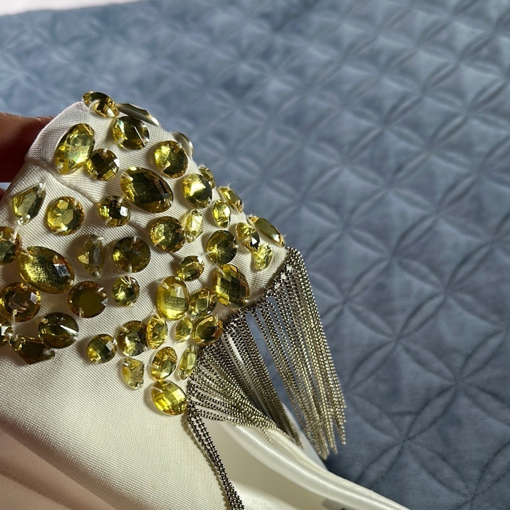 Bebe White Satin Dress - Picture 4 of 7